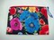 Padded Zipper Cosmetic Jewelry Pouch in Bright Floral Collage Print product 3